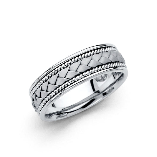 Fancy Wedding Bands - 14K Gold - BF21