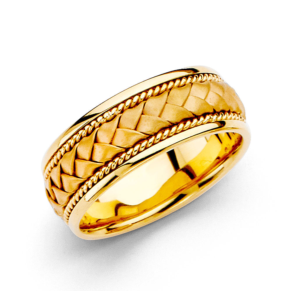 Fancy Wedding Bands - 14K Gold - BF22