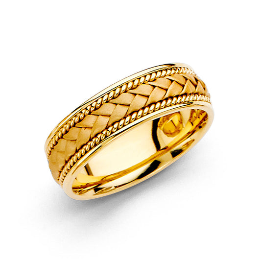 Fancy Wedding Bands - 14K Gold - BF23