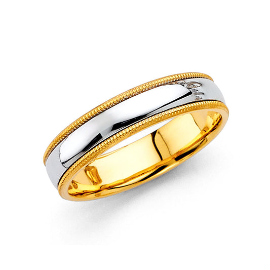 Fancy Wedding Bands - 14K Gold - BF27