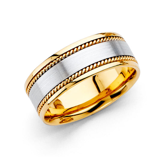 Fancy Wedding Bands - 14K Gold - BF35