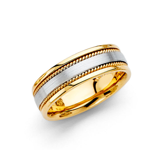 Fancy Wedding Bands - 14K Gold - BF36