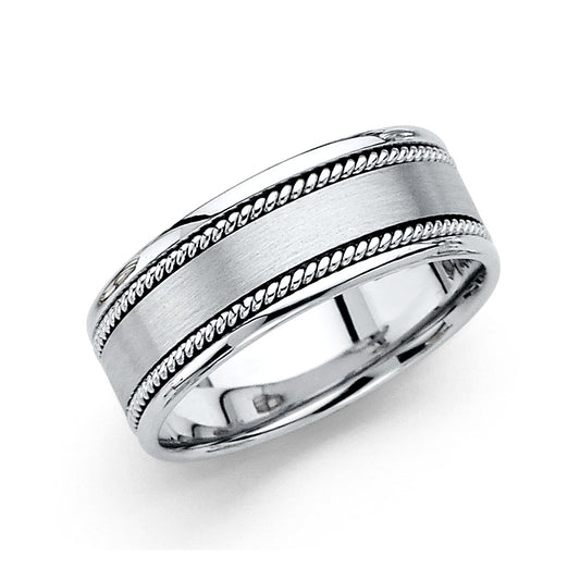 Fancy Wedding Bands - 14K Gold - BF37