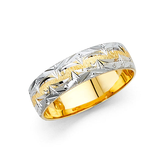 Fancy Wedding Bands - 14K Gold - BF5