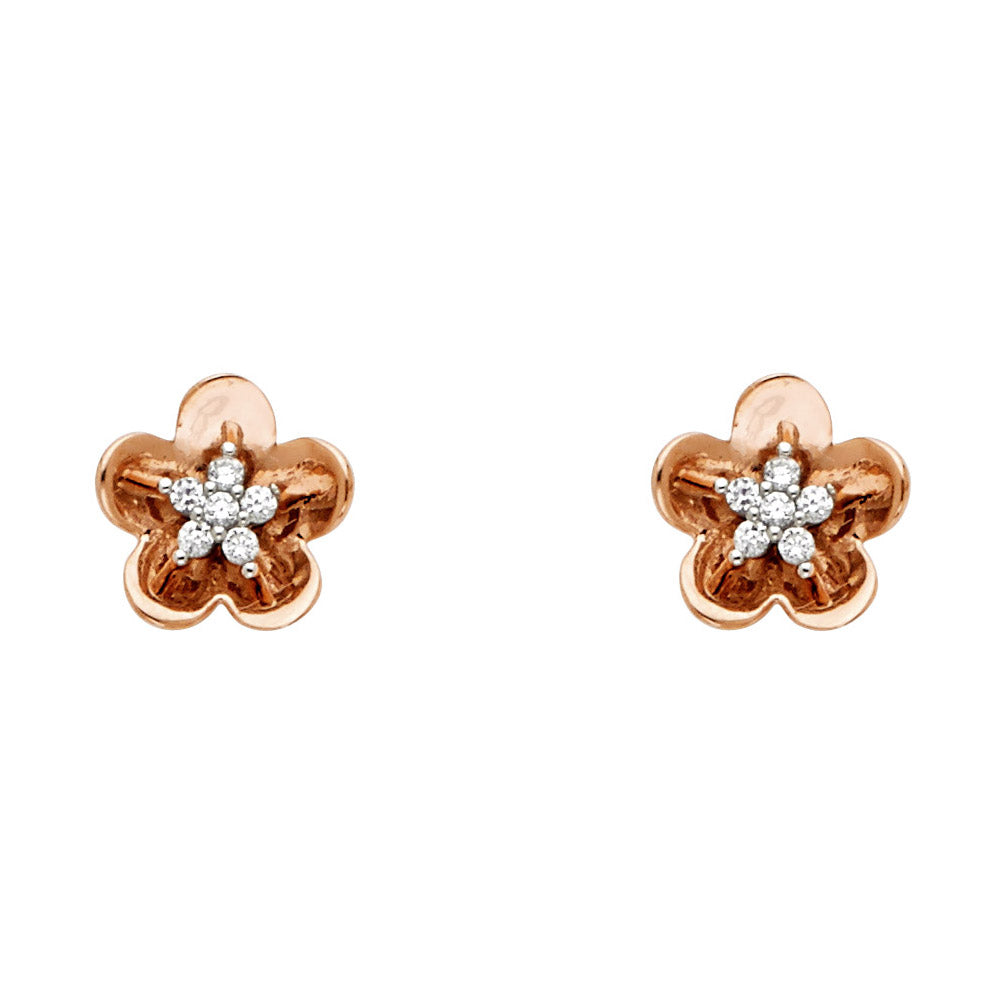 Assorted Earrings with Push Back - 14K Gold - ER1161
