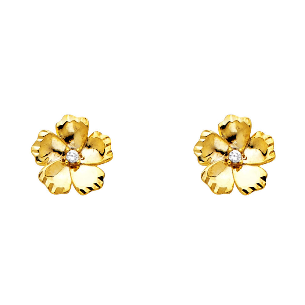 Assorted Earrings with Push Back - 14K Gold - ER1163