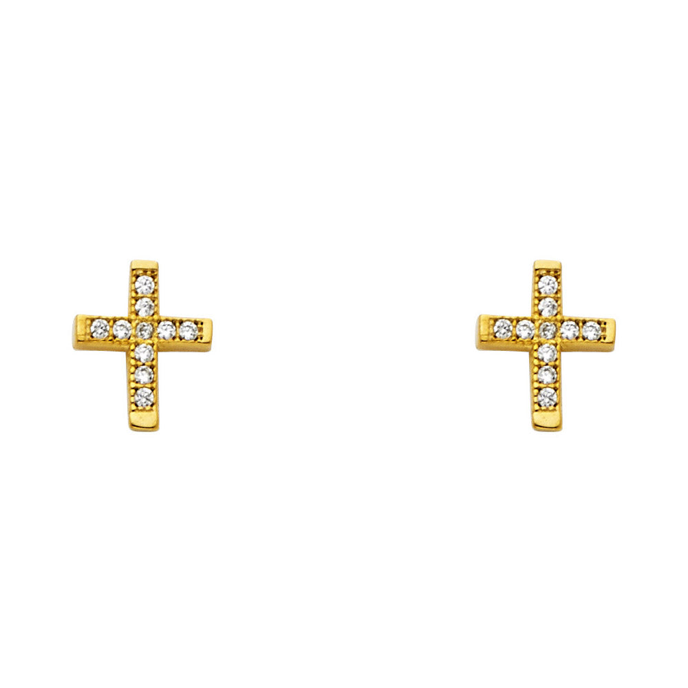Assorted Earrings with Push Back - 14K Gold - ER1172