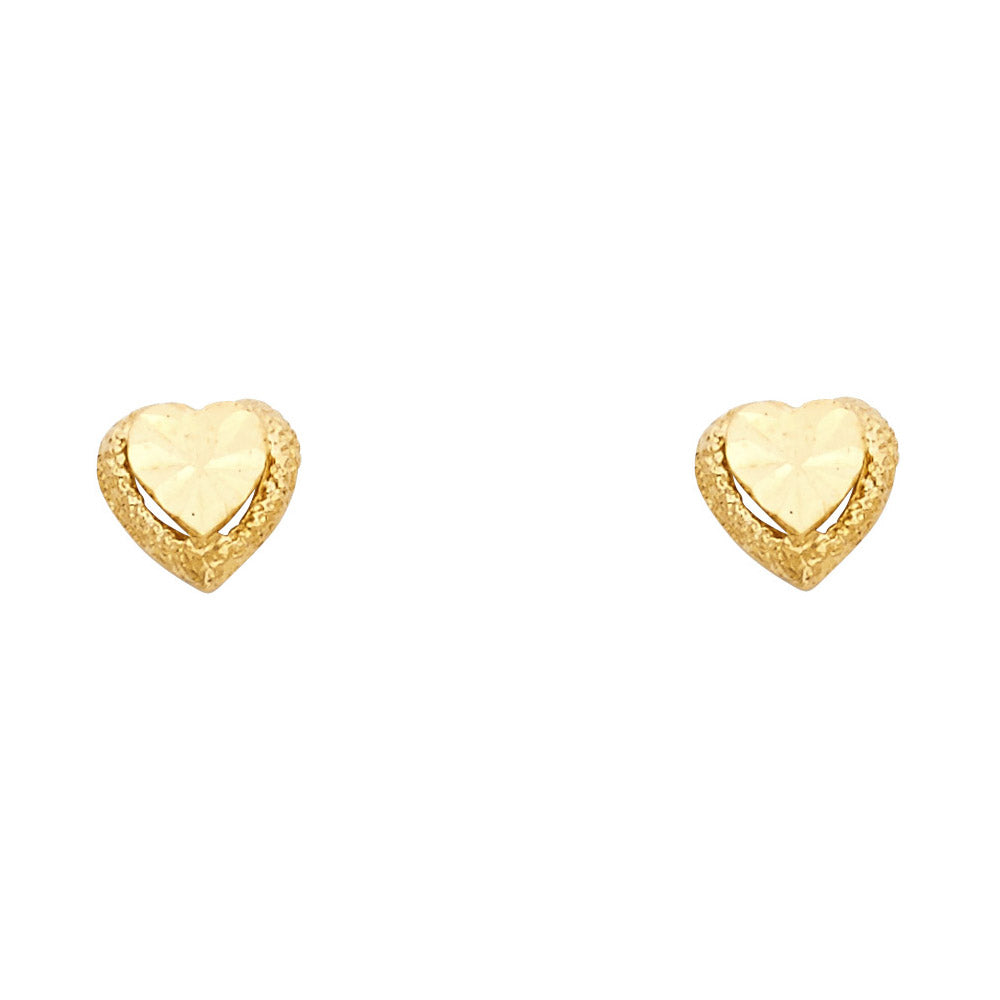 Assorted Earrings with Push Back - 14K Gold - ER1687