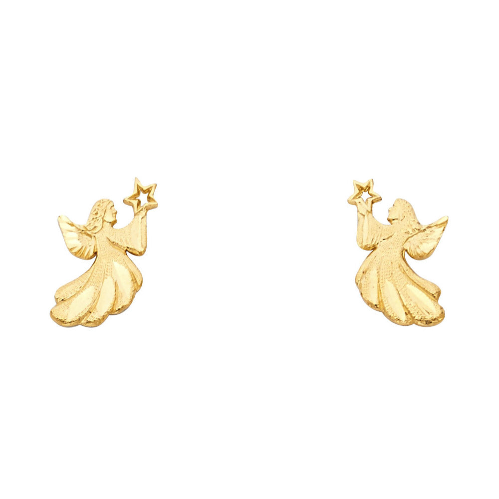Assorted Earrings with Push Back - 14K Gold - ER1190