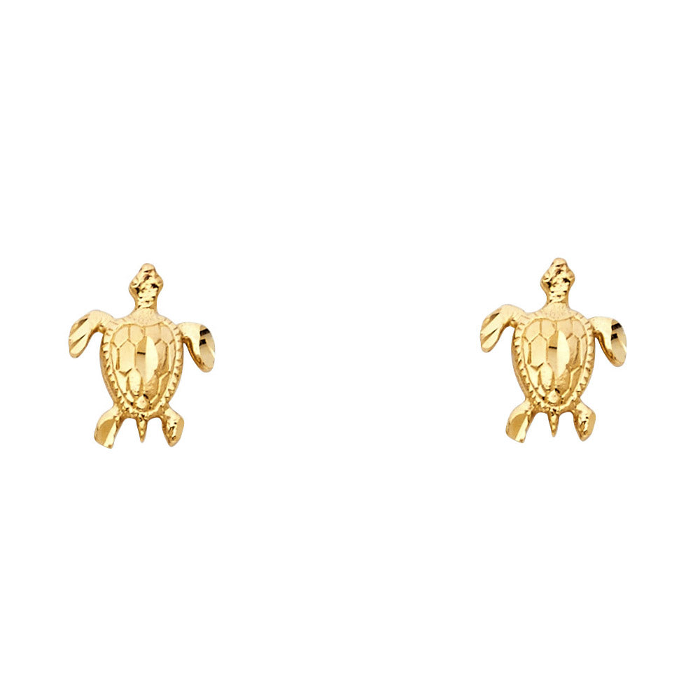 Assorted Earrings with Push Back - 14K Gold - ER1202