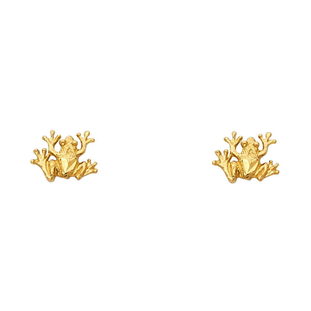 Assorted Earrings with Push Back - 14K Gold - ER1203