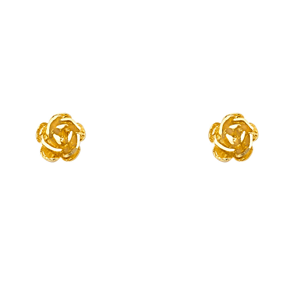 Assorted Earrings with Push Back - 14K Gold - ER1214
