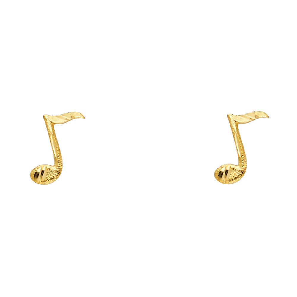 Assorted Earrings with Push Back - 14K Gold - ER1222