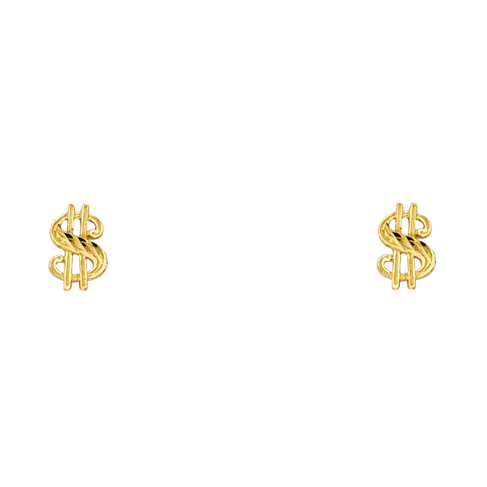 Assorted Earrings with Push Back - 14K Gold - ER1226
