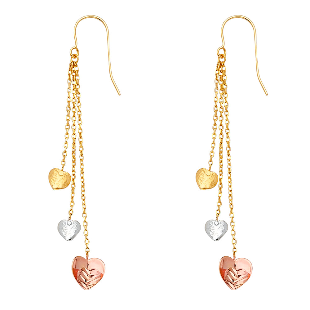 Hanging Earrings - 14K Gold - ER1572