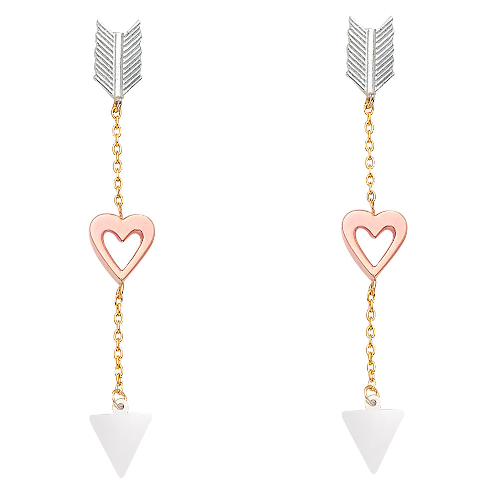 Hanging Earrings - 14K Gold - ER1575