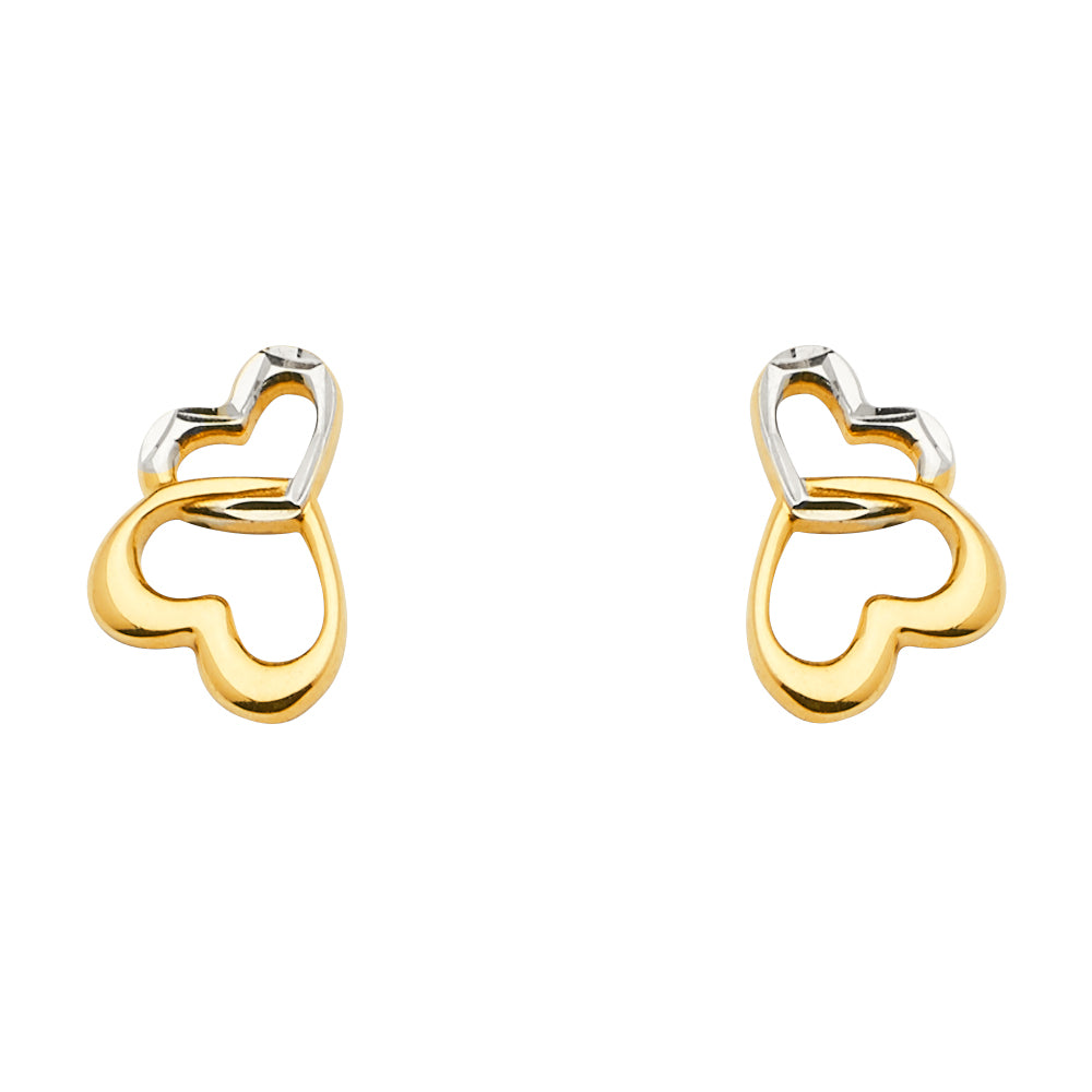 Assorted Earrings with Push Back - 14K Gold - ER1646