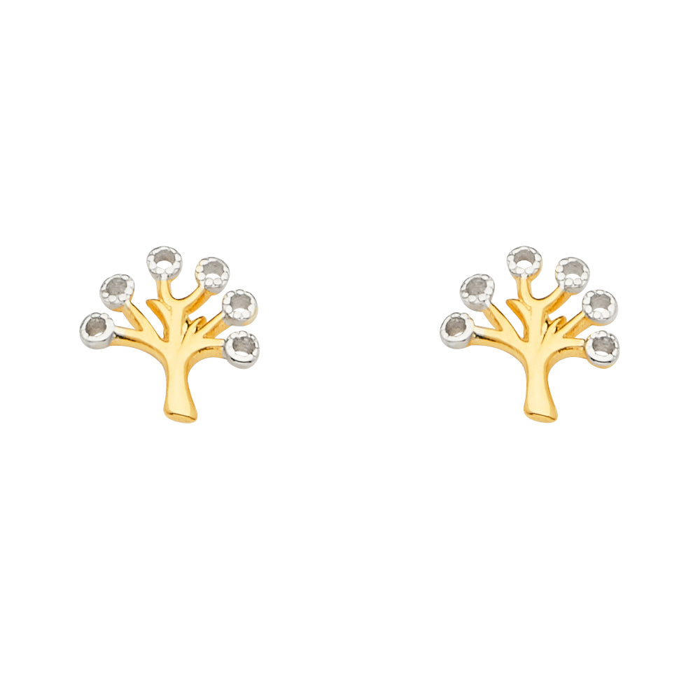 Assorted Earrings with Push Back - 14K Gold - ER1659