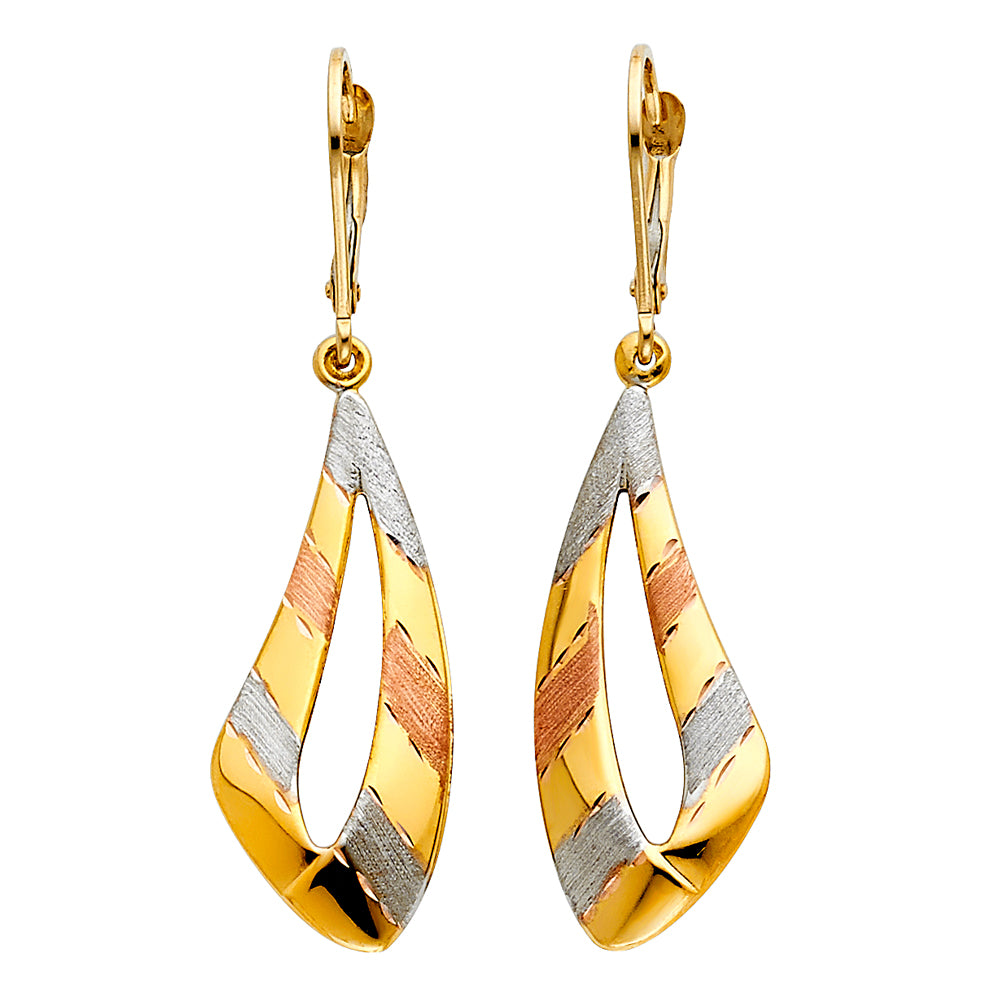 Hanging Earrings - 14K Gold - ER20