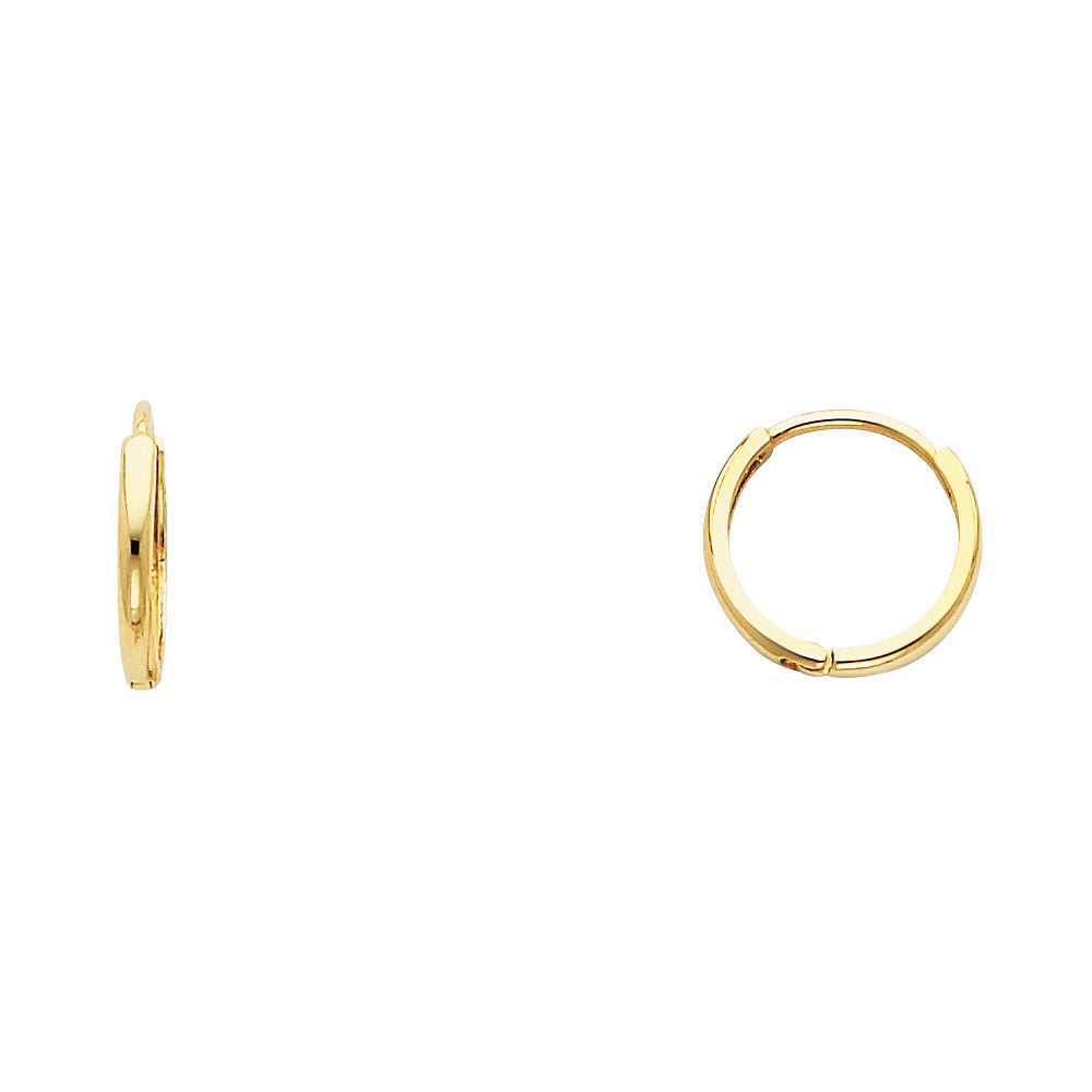 Huggies Earrings  - 14K Gold - ER224