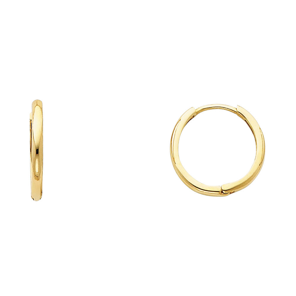Huggies Earrings  - 14K Gold - ER226