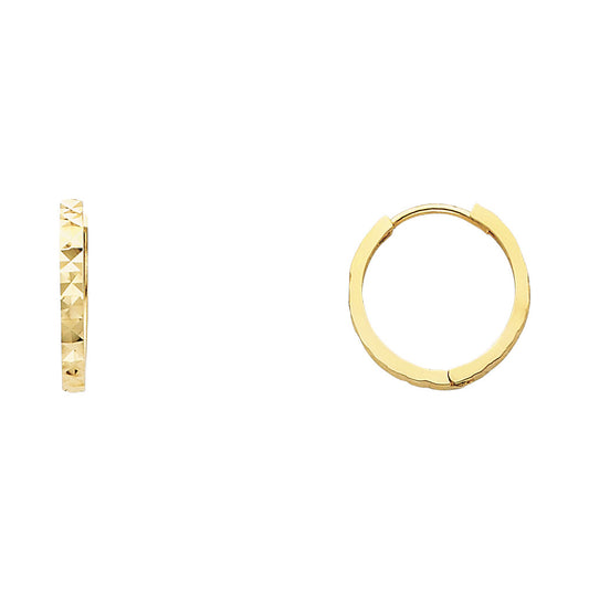 Huggies Earrings  - 14K Gold - ER231