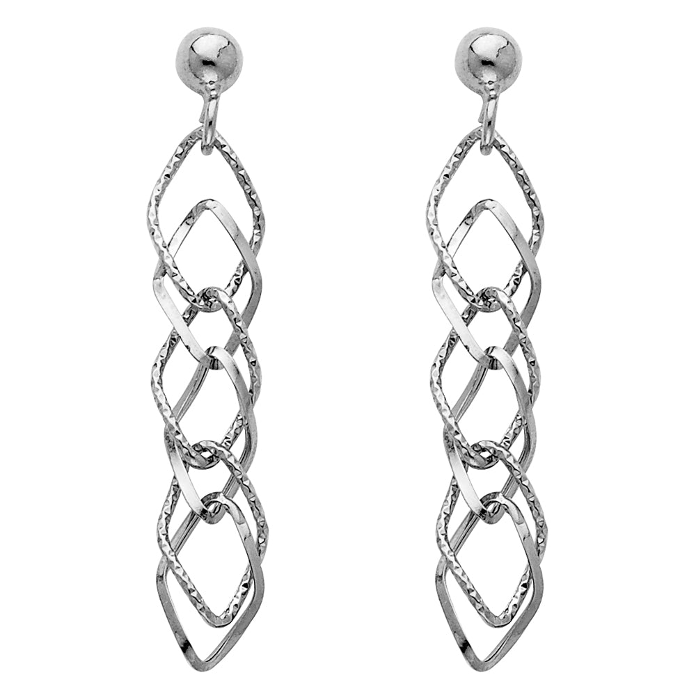 Hanging Earrings - 14K Gold - ER362