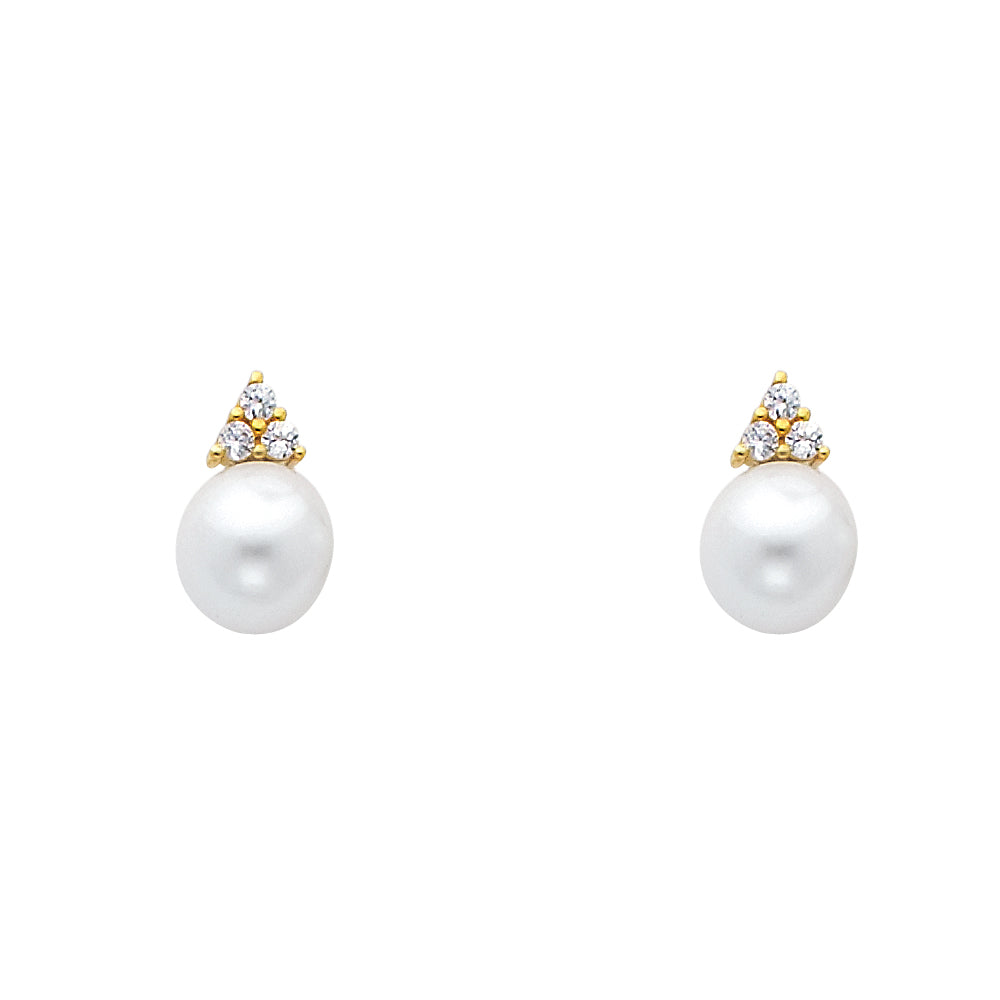 Pearl Collection - 14K GOLD - RG697, PT726, ER438