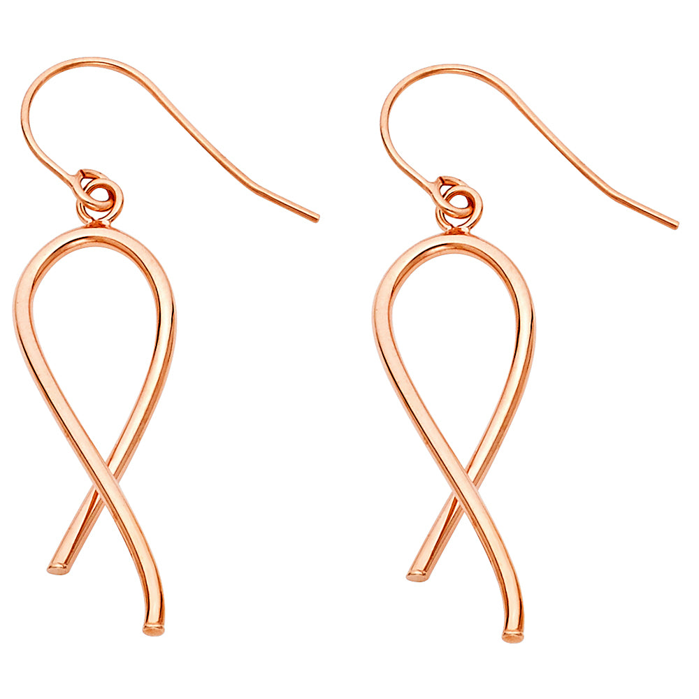 Hanging Earrings - 14K Gold - ER500