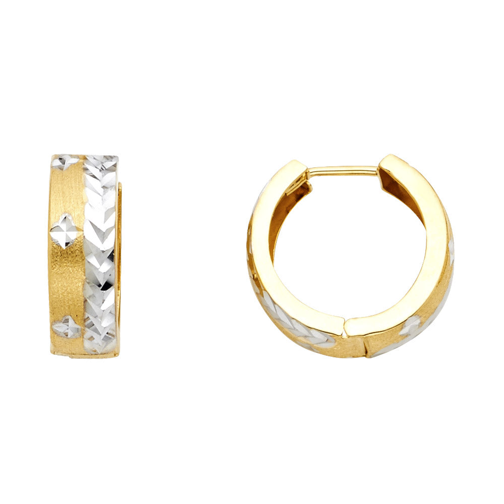 Huggies Earrings - 14K Gold - ER611