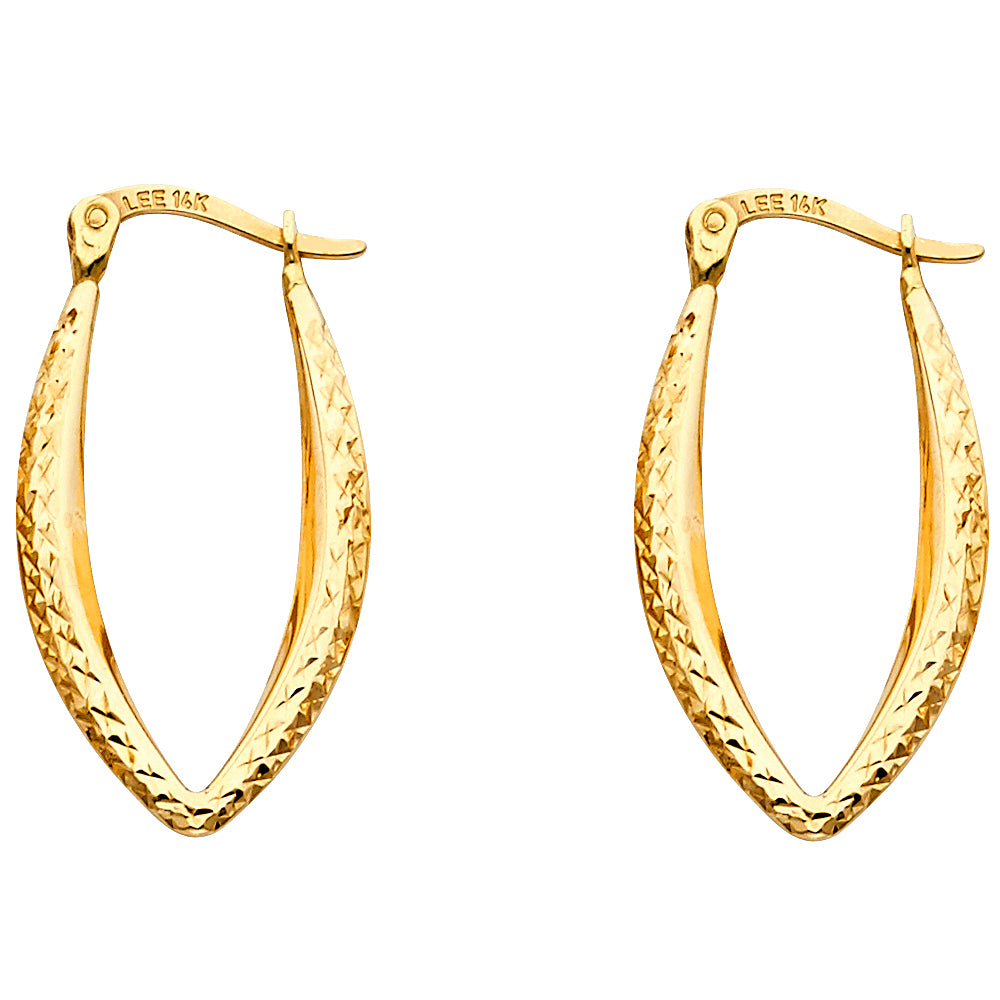 Hanging Earrings - 14K Gold - ER703
