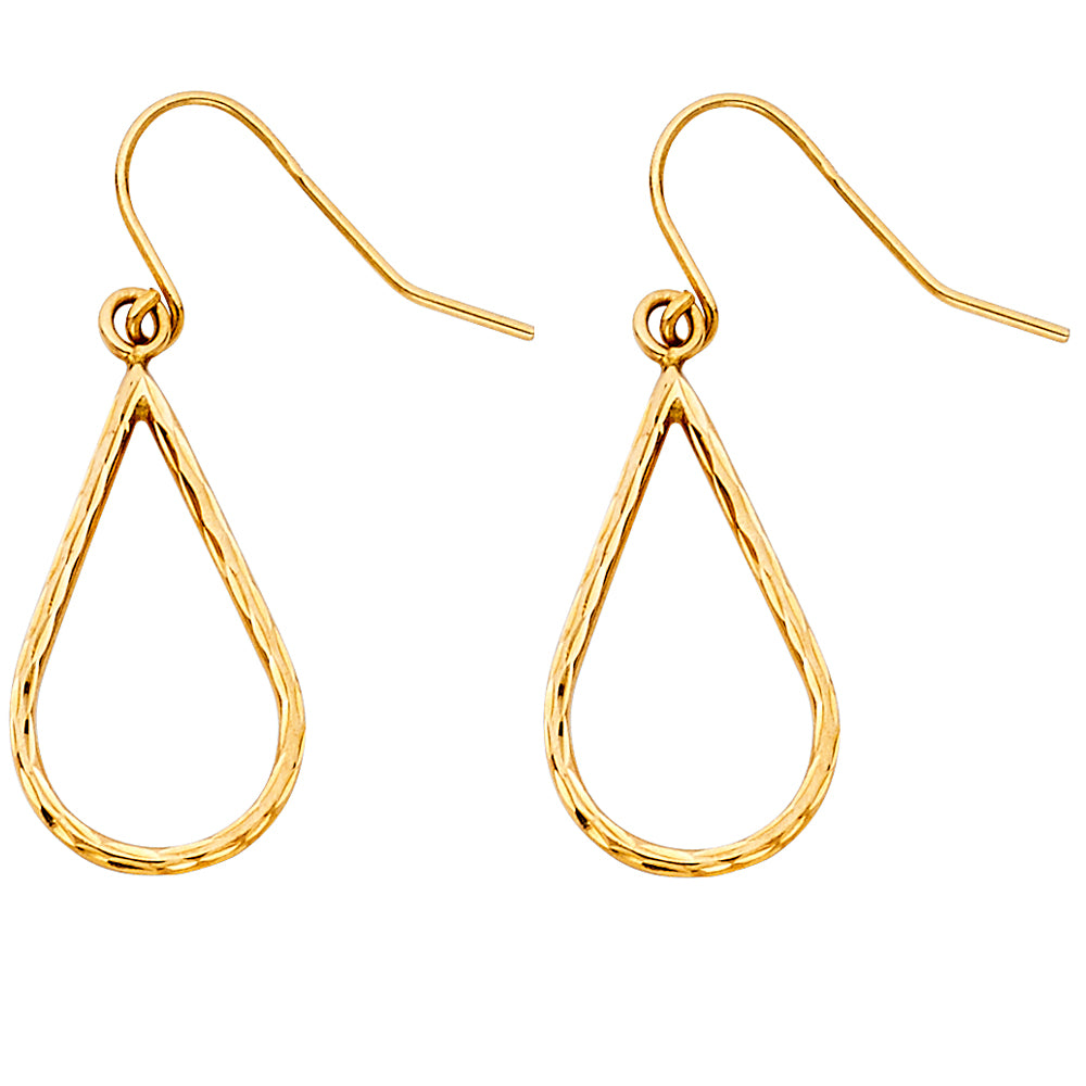 Hanging Earrings - 14K Gold - ER771