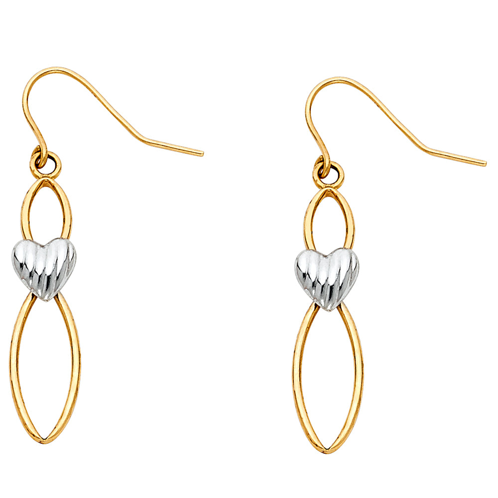 Hanging Earrings - 14K Gold - ER773