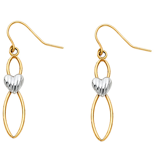 Hanging Earrings - 14K Gold - ER773