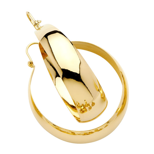 Hoop Earrings  - 14K Gold - ER902