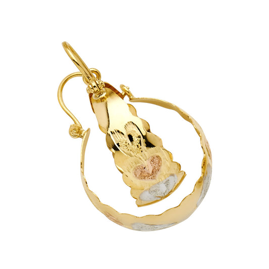 Hoop Earrings  - 14K Gold - ER914