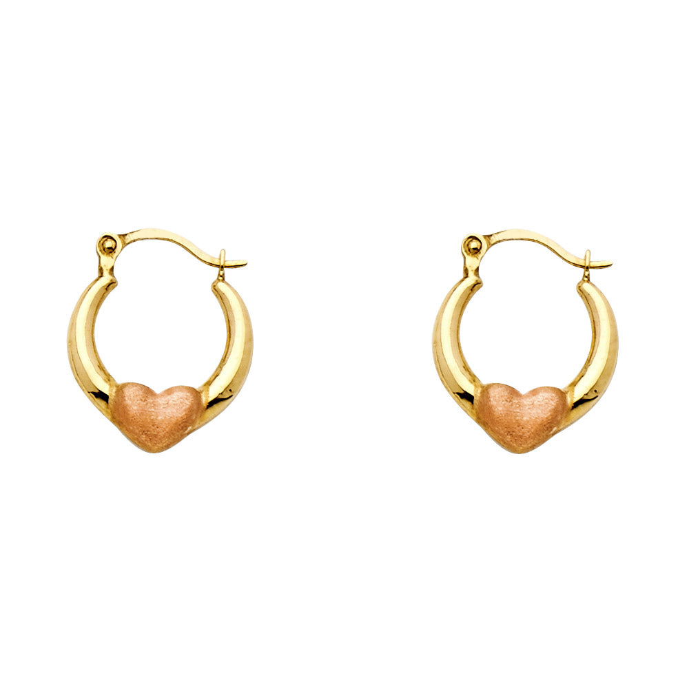 Hoop Earrings  - 14K Gold - ER991