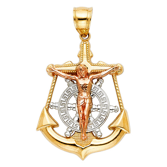 Crucifix Pendants - 14K GOLD - PT113