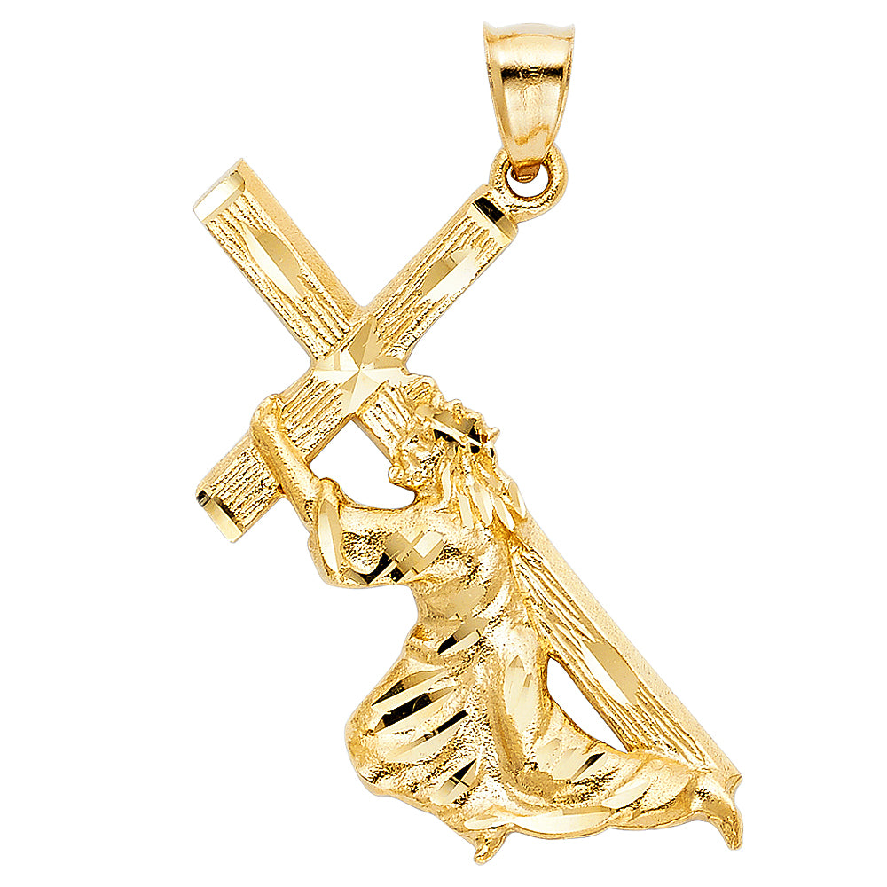 Crucifix Pendants - 14K GOLD - PT1203