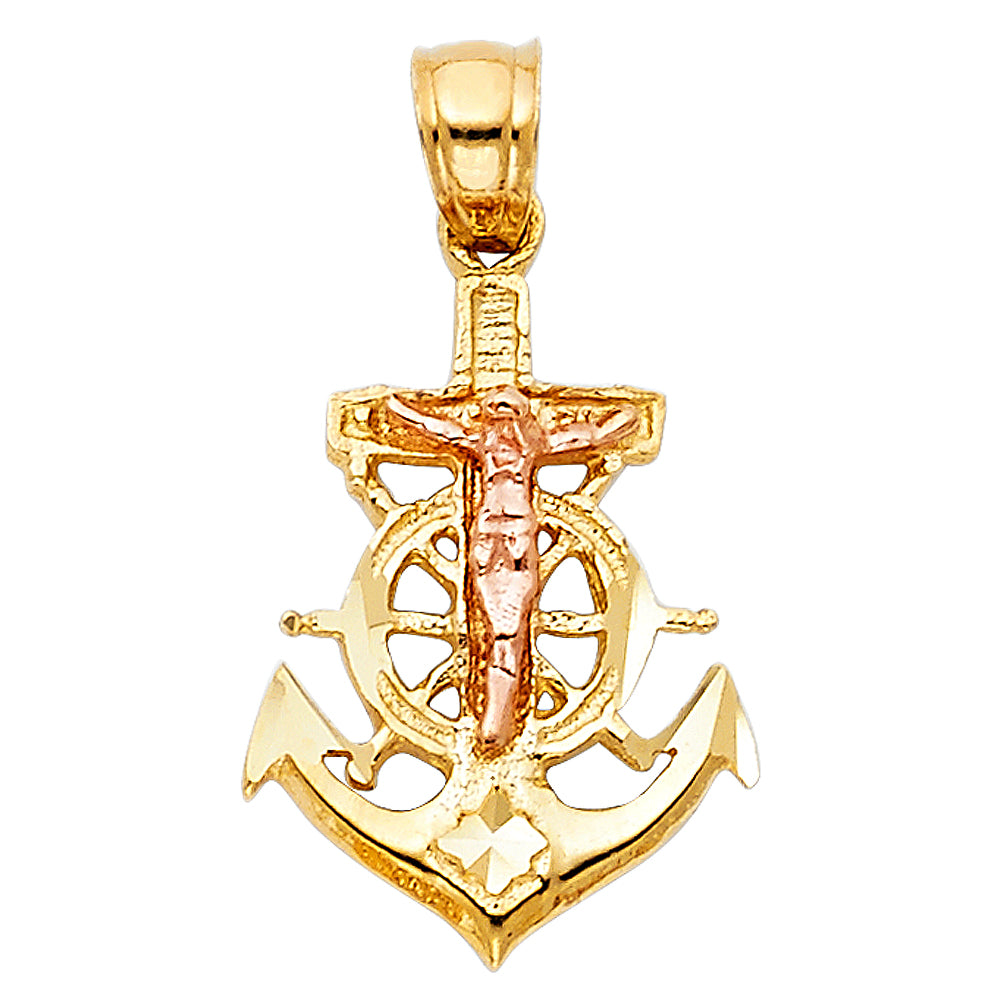 Crucifix Pendants - 14K GOLD - PT1205