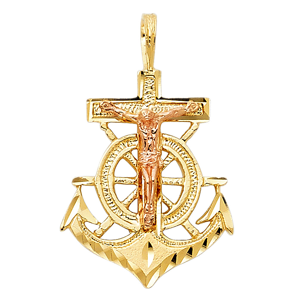 Crucifix Pendants - 14K GOLD - PT1206
