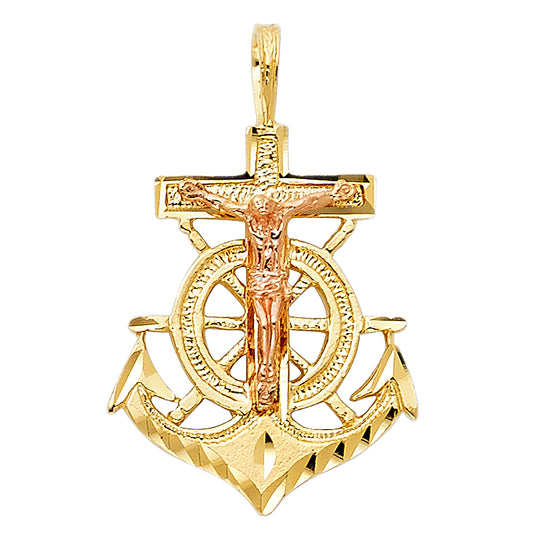 Crucifix Pendants - 14K GOLD - PT1206