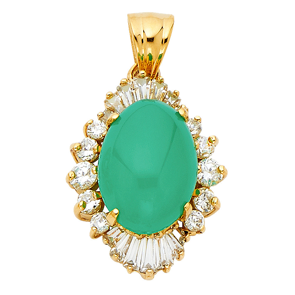 Fancy Sets -14K GOLD - Jade - RG1365, PT1740, ER1683