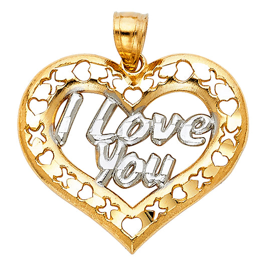 Assorted Heart Pendants - 14K GOLD - PT1818