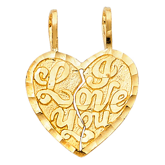 Assorted Heart Pendants - 14K GOLD - PT1823