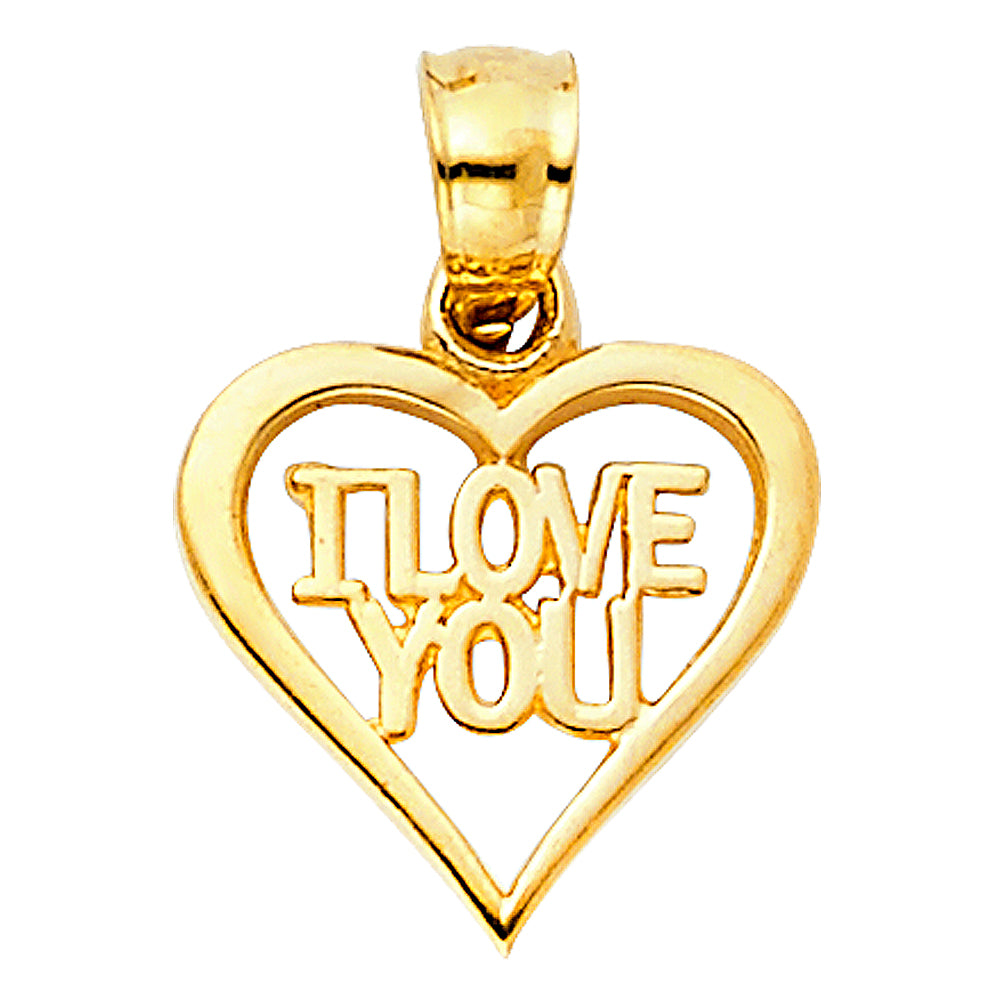 Assorted Heart Pendants - 14K GOLD - PT1824