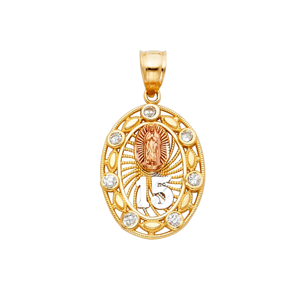 15 Años Pendants - 14K GOLD - PT1881