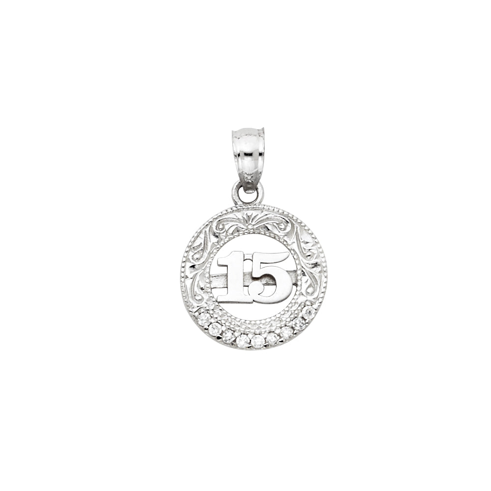 15 Años Pendants - 14K GOLD - PT1894