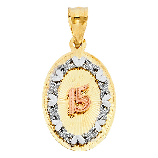 15 Años Pendants - 14K GOLD - PT1901