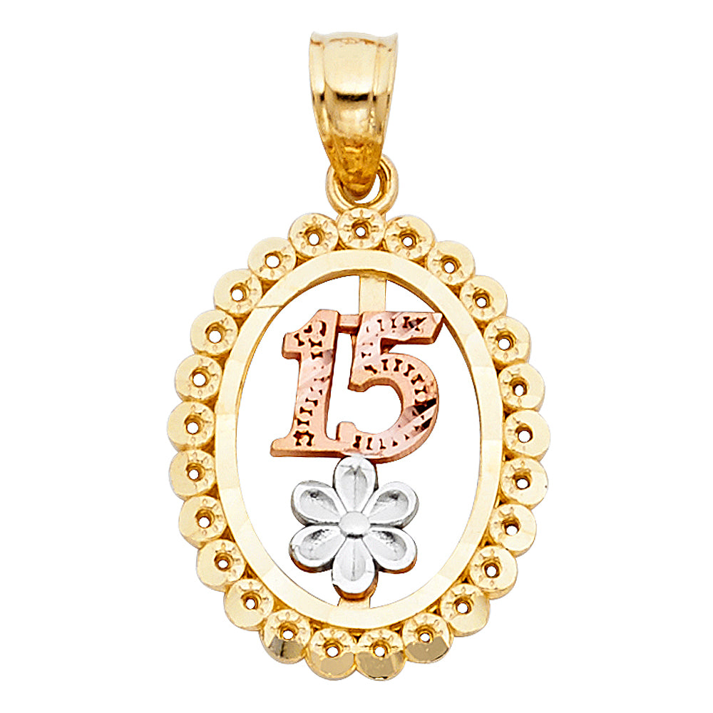 15 Años Pendants - 14K GOLD - PT1904